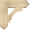 Ekena Millwork Merced Arts and Crafts Rough Sawn Bracket w/ Offset Brace, Douglas Fir, 8"W x 24"D x 24"H BKT0806X24X24MRC03RDF - alternate 2